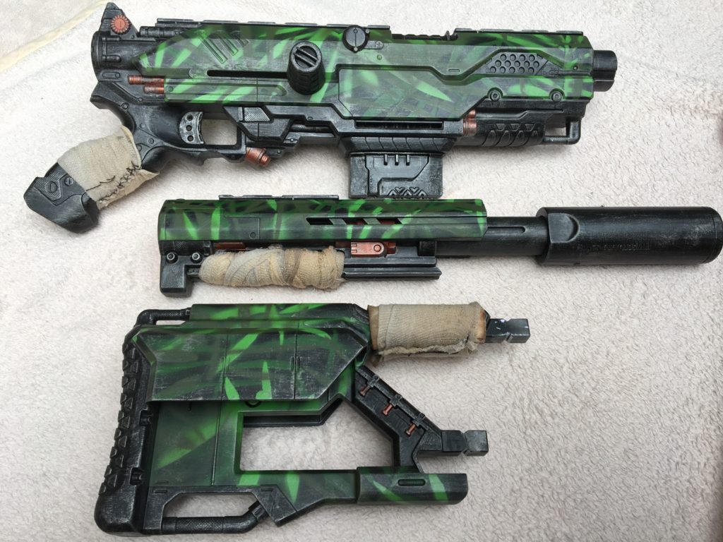 Blaster Mod of the Week: Green Camo Sniper - blasterparts.com