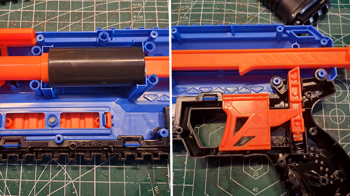 Catch-Feder Detailsicht