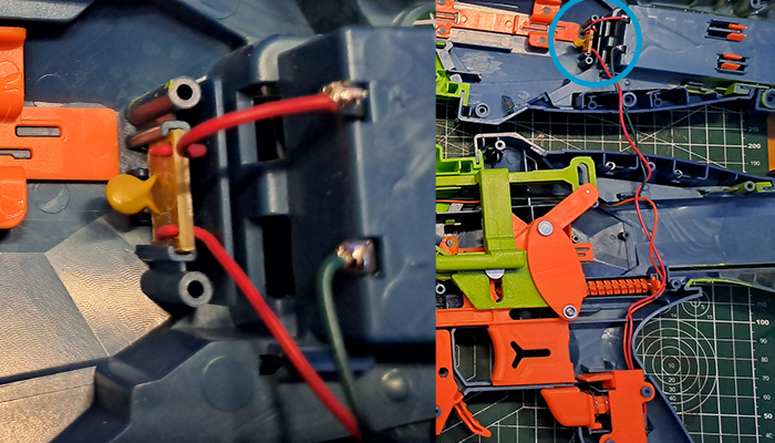 Position des Thermistors