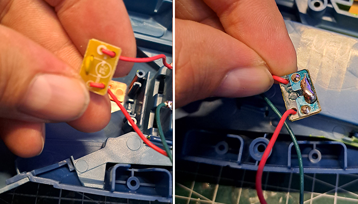 Thermistor kurzschließen